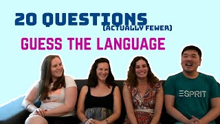 Guess the Language with 20 fewer Questions [upl. by Levitus736]