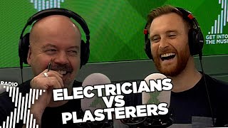 Toby amp Dom start beef between electricians and plasterers  The Chris Moyles Show  Radio X [upl. by Niamrej685]