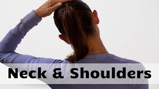 Physio Neck and Shoulder Stretches GUIDED ROUTINE 15 Mins [upl. by Herold288]