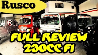 Rusco Piaggio 230cc Fuel injected Latest version  Full review [upl. by Atnovart]