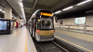 Les derniers instants de la ligne de tram 3 de la STIB [upl. by Haldis]