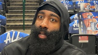 ‘There’s No Pressure’ James Harden Before Clippers Elimination Game 6 Against Mavs [upl. by Cianca109]