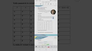 Ejercicio 1 de preposiciones y tablas de verdad del literal D [upl. by Rehpatsirhc]