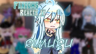 Fandoms Reacts To RimuruFandoms Reacts To EachOther TTIGRAASGCRV [upl. by Abeh]