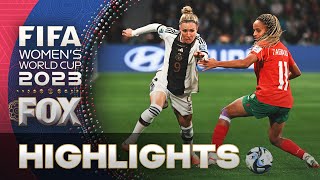 Germany vs Morocco Highlights  2023 FIFA Womens World Cup [upl. by Aloiv]