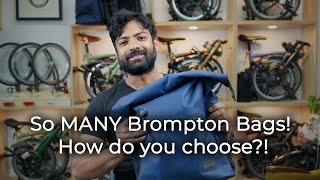 Brompton Folding Bike Bags What to Choose [upl. by Lorinda]