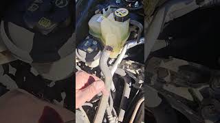 FORD NO HEAT OVERHEATING ENGINE AFTER DRAINING COOLANT  FORD BLEED AIR IN COOLANT [upl. by Nolyarg]