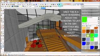 Kerkythea Tutorial Part 3 Night Rendering [upl. by Leeth]