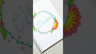 Portada Octubre Bullet Journal o Agenda Cuadernos [upl. by Lunn]