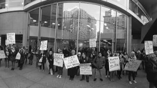 1 CUNY Hunter protest [upl. by Ydderf]