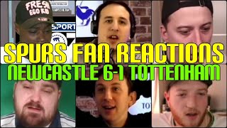 SPURS FANS REACTION TO NEWCASTLE 61 TOTTENHAM  FANS CHANNEL [upl. by Corron]