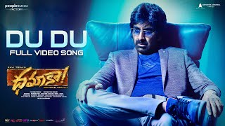 Du Du Full Video Song  Dhamaka Movie  Ravi Teja  Sreeleela  Thrinadha Rao Nakkina  Bheems [upl. by Millar]