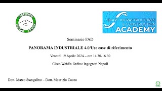 Sic Academy 190424  Digitalizzazione e opportunità per le industrie 50  MStangalino e MCocco [upl. by Dorothea]