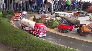 Patrouille Suisse LKW Transporter Faszination Modellbau Friedrichshafen 2017 [upl. by Onitrof]