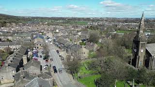 Golcar Town End Swallow La Drone 7 Apr 23 [upl. by Hahsia788]