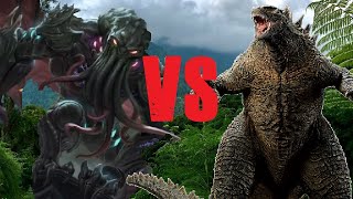 Just Fight 15 Cthulhu Vs Godzilla 3D Animation [upl. by Eirelam121]