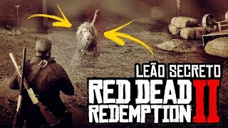 INSANO LEÃO SECRETO EXISTE APRENDA COMO CAÇAR  RED DEAD REDEMPTION 2 [upl. by Cattier]