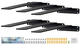 VEVOR Shelf Bracket 8”L x 4”W x 16”H 6 Pcs Heavy Duty Review [upl. by Leigha35]