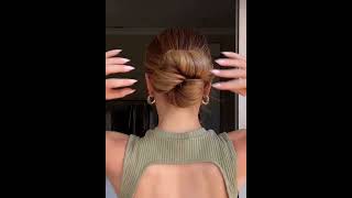 Beautiful hairstyle ♥️ beautifullhairstyle hairstyle foryou beautyandstyle hairtutorial beauty [upl. by Emor]