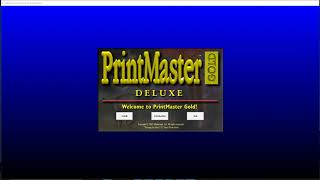 PrintMaster Gold Delux Music [upl. by Alrrats]