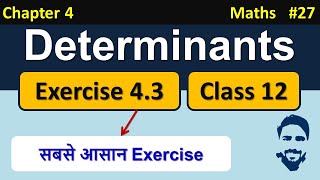 Ex 43 Class 12 Maths  Determinants Class 12 NCERT Solutions  Class 12th Chapter 4 Maths [upl. by Liborio899]