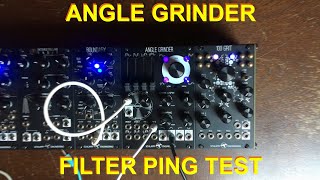 Angle Grinder  Filter Ping Test [upl. by Onitsuj551]