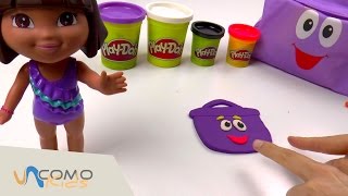 Mochila mochila PLAY DOH  Dora la exploradora en Español infantil [upl. by Chrysler]