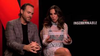 Ingobernable Kate Del Castillo amp Erik Hayser Interview [upl. by Aradnahc724]