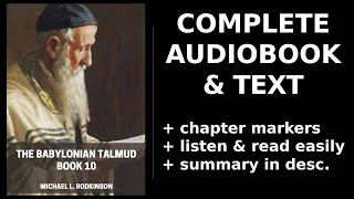 The Babylonian Talmud Book 10 ❤️ By Michael L Rodkinson FULL Audiobook [upl. by Milks785]