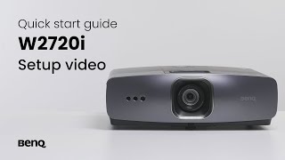 BenQ W2720i projector Unboxing amp quick start guide [upl. by Dowski]