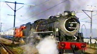 Steam train SAR Class 16D No860 quotBig Berthaquot Worcester to Ceres 8 June 1996 [upl. by Kara-Lynn]