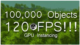 Unity GPU Instancing in less than 7 minutes [upl. by Eahsan]