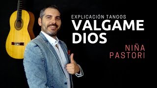 Explicación Valgame Dios de Niña Pastori con acordes [upl. by Dawes]