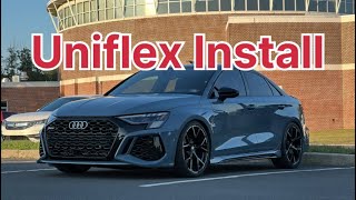 Uniflex ethanol sensor install 8y Audi RS3 [upl. by Sacul]