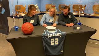 Lauren signs her letter of intent to OCC 124 [upl. by Eeresed530]