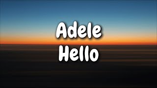 Adele  Hello Lyrics [upl. by Pitt]