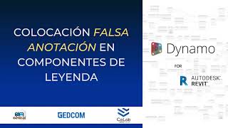 Colocacion de quotanotacionquot en componentes de leyenda en Revit con Dynamo [upl. by Tray]