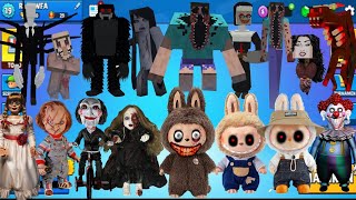 CREEPYPASTA MINECRAFT VS LABUBU CREEPY DOLLL in STUMBLE GUYS [upl. by Vastah]