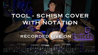 TOOL  SCHISM  Drum Cover with notation by Joe Licciardello [upl. by Jecho]