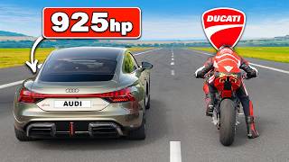 Quickest AUDI RS vs Quickest DUCATI DRAG RACE [upl. by Cusick295]