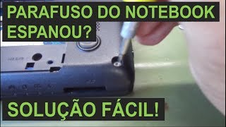 Parafuso do Notebook Espanou Resolva de forma simples [upl. by Meghann]