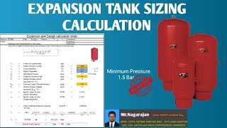 Expansion Tank Design Calculation l Expansion Tank Sizing l Design Mistakes l Step by Step Procedure [upl. by Aicirtan]