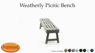 Weatherly Picnic Bench ADBENN3 ADBENN4 [upl. by Carn831]