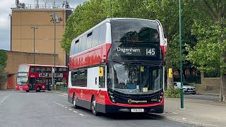 London Buses at Leytonstone 90624 [upl. by Jemimah6]