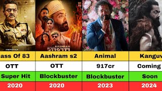 Lord Bobby All Movies List 💥  Bobby Deol Upcoming Movies  Bobby Deol All Films  Animal  Kanguva [upl. by Mona]