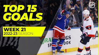 The Best NHL Goals of Week 21  Marner Tarasenko Zegras  202223 Season [upl. by Phionna]