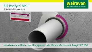 Pacifyre® MK II Brandschutzmanschette Montageanleitung [upl. by Nalyr]