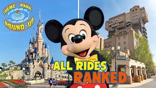 Ranking ALL DISNEYLAND PARIS Rides from WORST to BEST [upl. by Kong]