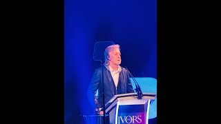 Paul McCartney Introduces Bruce Springsteen at the 2024 Ivor Novello Awards [upl. by Nnylirej]