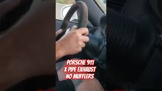 911 Muffler delete and X Pipe [upl. by Ennovyahs]